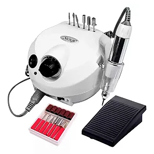 Motor Porquinho Nail Drill 35000RPM Bivolts Branco