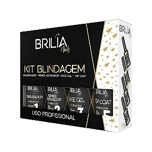 Kit Blindagem Brilia Nails 04 Unidades
