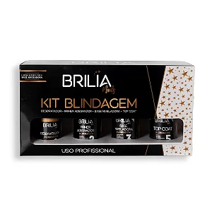 Kit Blindagem Brilia Nails 04 Unidades