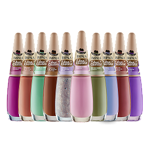 Kit Coleção 10 Esmaltes Impala Ana Castela