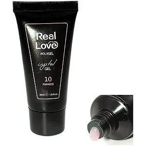 Poly Gel Crystal 10 Pink Nude 30ml Real Love