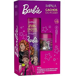 KIT BARBIE - ATIVADOR DE CACHOS 250ML + GELEIA MODELADORA 120G
