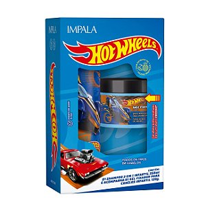 KIT HOT WHEELS TIME DOS FERAS - SHAMPOO 2 EM 1 250ML + GEL FIXADOR 120G - PRATA