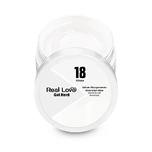 Gel Hard Para Modelagem N° 18 Branco Real Love Sculping