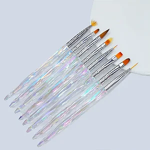 Kit Pincel 08 Unidades Cristal Real Love