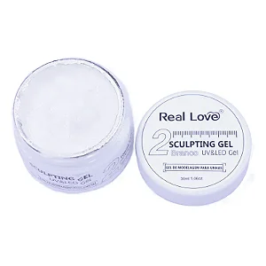 Gel Sculpting p/ Modelagem UV/LED Nº 02 Branco 15ml - Real Love