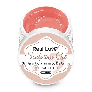 Gel Sculpting p/ Modelagem UV/LED Nº 06 Nude 15ml - Real Love