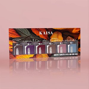 Kit Com 6 Esmalte Gramado Kaisa