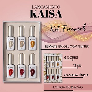 kit Esmalte em Gel Kaisa 12ML c/ 06 Unidades