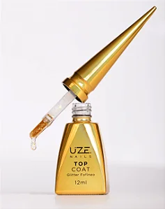 TOP COAT GLITTER FOFINEO 12ML UZE NAILS