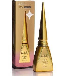 TOP COAT NUDE PINK 12ML UZE NAILS