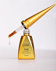 TOP COAT CLEAR DIAMOND 12ML UZE NAILS