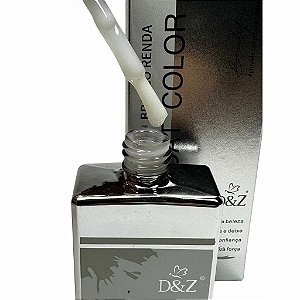 Top Coat Color Branco Renda 18ml - Linha Premium D&Z