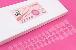Soft Gel Tips p/ Pé 300 Unidades Cobertura Completa Fosca D&Z BS59