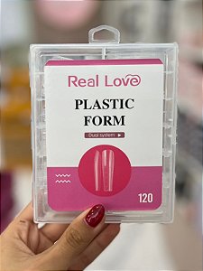 Molde F1 para Alongamento de Unhas 120 Unid. Bailarina Alongada REAL LOVE