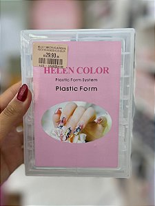 Molde F1 Mandorla Quadrada na Ponta 120 Unidades Helen Color T22