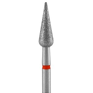 BROCA DIAMANTADA TIPO PERA PONTIAGUDA - STALEKS PRO -  4MM - VERMELHA - FA100R040-12
