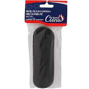 REFIL LIXA GROSSA PRETO C/12
