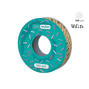 LIXA REFIL EM ROLO PAPMAM DE INSERCAO BRANCA - SEM ESTOJO - 100 GRIT - 7 METROS - ATSC-100W