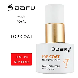 Top Coat Sem HEMA/TPO 15ml - TP02 DAFU