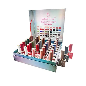 Kit Esmalte em Gel 38 Cores + Base Coat + Top Coat - DF-MAX38