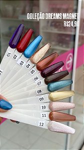 Esmaltes em Gel Magnético Dafu Coleção Dreams magnet 10ml