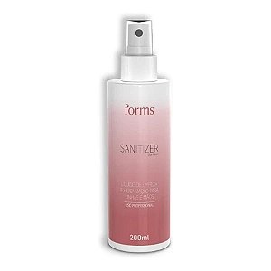 Sanitizer Forms 200ml Higienizador Spray Para Unhas Mãos E Ferramentas