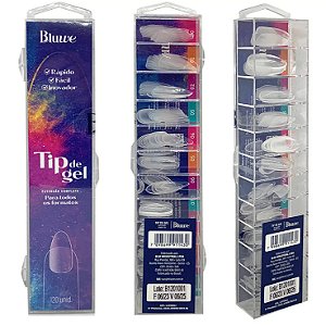 Tip De Gel Bluwe Extensão Completa 120 Unidades Para Alongamento De Unhas  EAN: