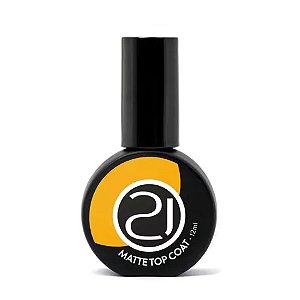 Top Coat Matte Nails 21 12ml UV LED Efeito Fosco Finalizador Para Unhas