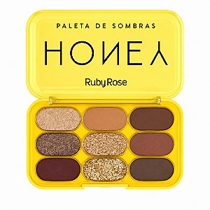 Paleta De Sombras Ruby Rose Honey Para Olhos Maquiagem Profissional