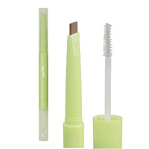 Lápis Para Sobrancelhas + Gel Fixador Melu By Ruby Rose 01 Light Maquiagem Profissional