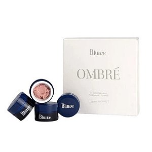 Kit Ombré Bluwe Pasta Em Gel 4 Cores Nail Art Baby Boomer UV LED