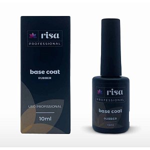 Base Coat Rubber Risa 10ml UV LED Para Unhas Blindagem Nivelamento Profissional