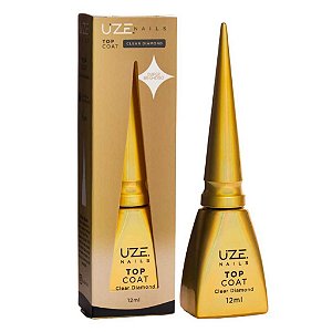 Preparador Uze Nails 12ml Unidade Primer Base Top Coat Para Alongamento Unhas Variações:Top Coat Clear Diamond