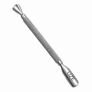Espátula Uze Nails Aço Inox Ponta Dupla Para Cutícula Gel Blindagem Profissional