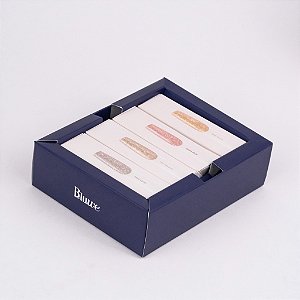 Kit Bluwe Glam Bold 4 Esmaltes Em Gel 9ml UV LED Brilho Intenso Para Unhas