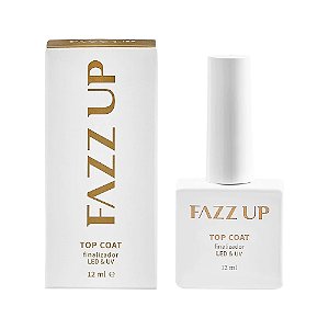 Top Coat Fazz Up 12ml UV LED Para Unhas Esmaltação Em Gel Nail Designer