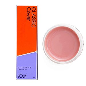 Sachê Gel Vòlia Classic Cover 34g UV LED Para Alongamento De Unhas Profissional