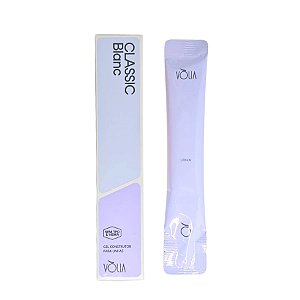 Gel Alongamento Unha Vòlia Refil Sache Bisnaga Economica Variações:Gel Classic Blanc 14g