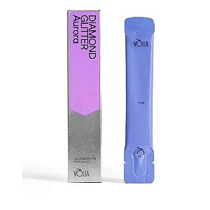 Gel Alongamento Unha Vòlia Refil Sache Bisnaga Economica Variações:Diamond Glitter Aurora 14g