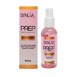 Prep Higienizante Brilia 120ml Para Unhas Nail Designer Profissional Variação:Sweet Cotton