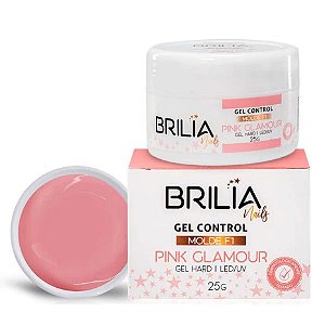 Gel Brilia Nails 25g UV LED Para Alongamento De Unhas Control Autonivelante Variação:Control Pink Glamour