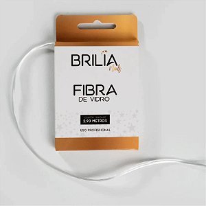 Fibra De Vidro Brilia Nails Para Alongamento De Unhas Fio A Fio E Metro Variação:2,90 Metros