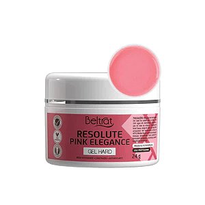 Gel Resolute Beltrat 24g UV LED Para Alongamento De Unhas Gel Construtor Variação:Gel Pink Elegance