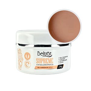 Gel Supreme Beltrat 24g UV LED Para Alongamento De Unhas Pink Nude Variação:Nude Style