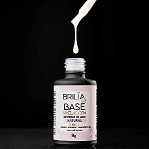 Base Niveladora Brilia 10ml Para Unhas Gel UV LED Blindagem Alongamento Variação:Base Niveladora Natural