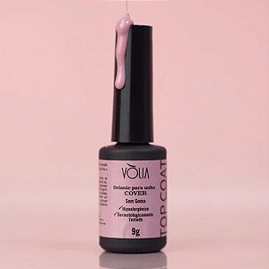 Sachê Top Coat Vólia 9g Selante Finalizador Unhas Gel Fibra UV LED Variação:Cover