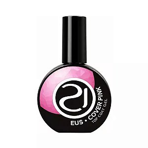 Top Coat Nails 21 Eus 12ml UV LED Cover Clear Shimmer Finalizador Para Unhas Variação:Cover Pink