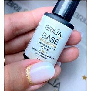 Base Niveladora Brilia 10ml Para Unhas Gel UV LED Blindagem Alongamento Variação:Base Niveladora Renda