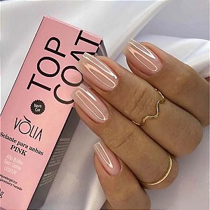 Top Coat Selante Vòlia 9g UV LED Para Unhas Em Gel Alongamento Nail Designer Variação:Pink